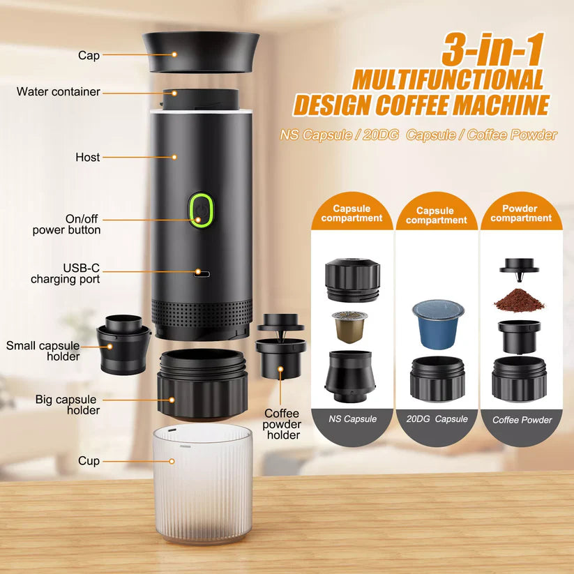 Homyfyty™ Portable Electric Coffee Machine